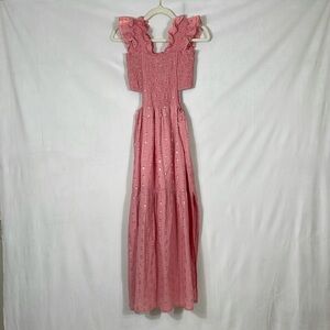 Perry Walker Collective Pink Maxi Dress Size S NWT New